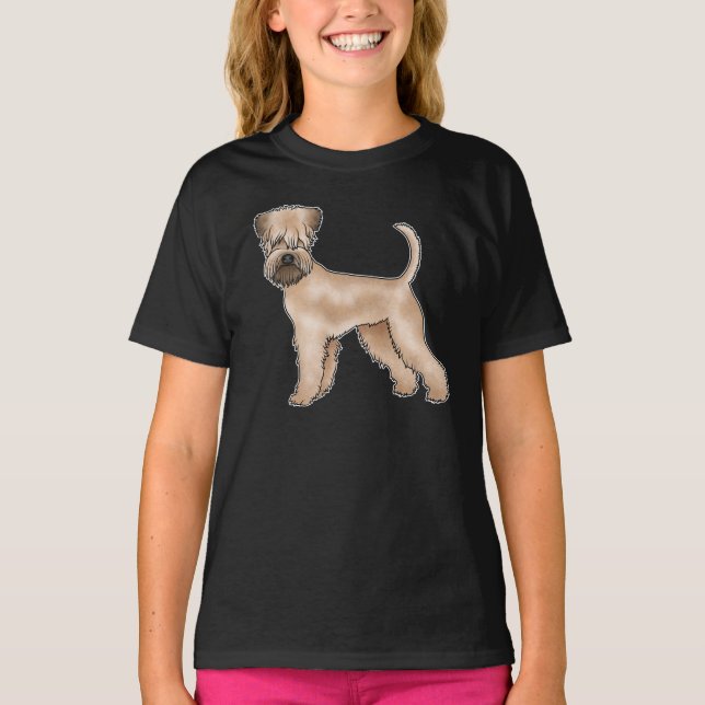 Soft-Coated Wheaten Terrier Adorable Cute Dog T-Shirt (Front)