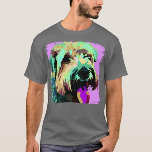 Soft Coated Wheaten Terrier Art Dog Lover Gifts 1 T_Shirt