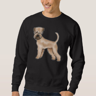 Soft-Coated Wheaten Terrier Beige Cartoon Dog Sweatshirt