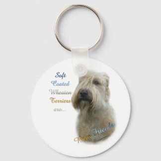 soft Coated Wheaten Terrier Best Friend Keychain