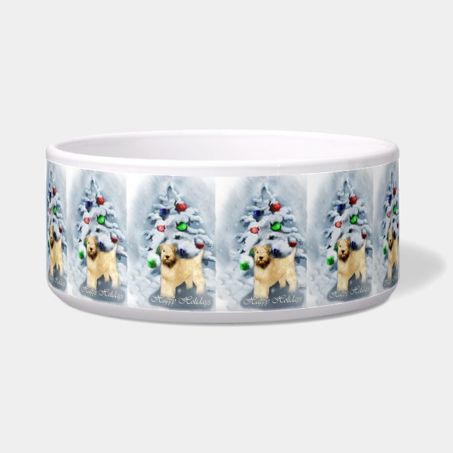 Soft Coated Wheaten Terrier Christmas  Bowl (Front)