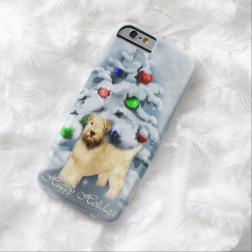 Soft Coated Wheaten Terrier Christmas Barely There iPhone 6 Case