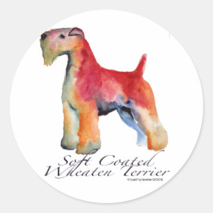 Soft Coated Wheaten Terrier Classic Round Sticker