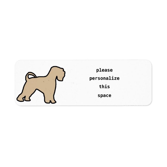 soft coated wheaten terrier color silo label (Front)