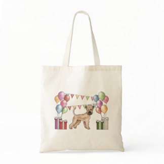 Soft-Coated Wheaten Terrier Colorful Birthday Tote Bag