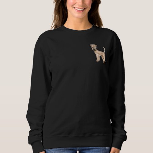 Soft_Coated Wheaten Terrier Cute Dog Standing Sweatshirt