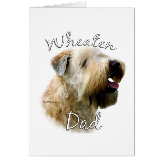 Soft Coated Wheaten Terrier Dad 2 Cards (Front)