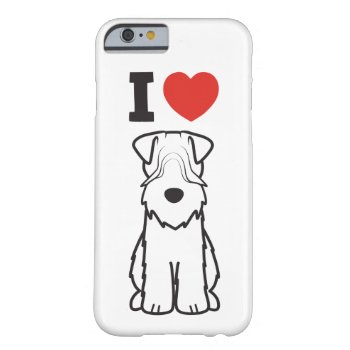 Soft Coated Wheaten Terrier Dog Cartoon Barely There Iphone 6 Case by DogBreedCartoon at Zazzle