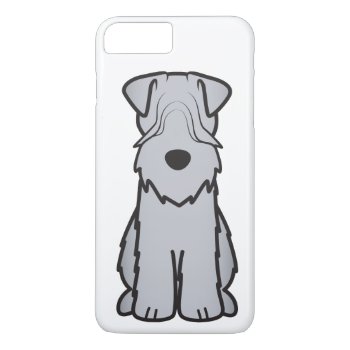 Soft Coated Wheaten Terrier Dog Cartoon Iphone 8 Plus/7 Plus Case by DogBreedCartoon at Zazzle