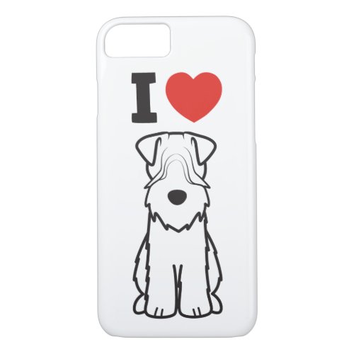Soft Coated Wheaten Terrier Dog Cartoon iPhone 87 Case