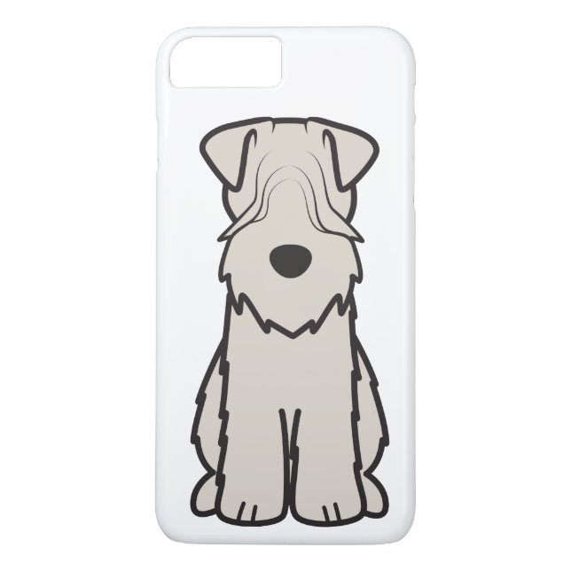 Soft Coated Wheaten Terrier Dog Cartoon Case-Mate iPhone Case (Back)