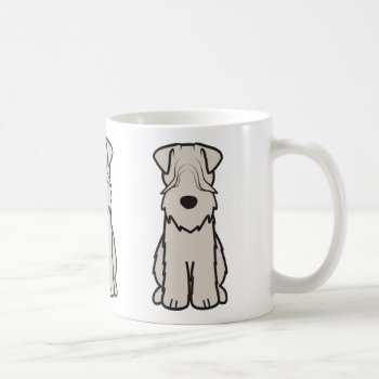 Soft Coated Wheaten Terrier Dog Cartoon Coffee Mug by DogBreedCartoon at Zazzle