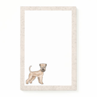 Soft-Coated Wheaten Terrier Dog Cute Illustration Post-it Notes