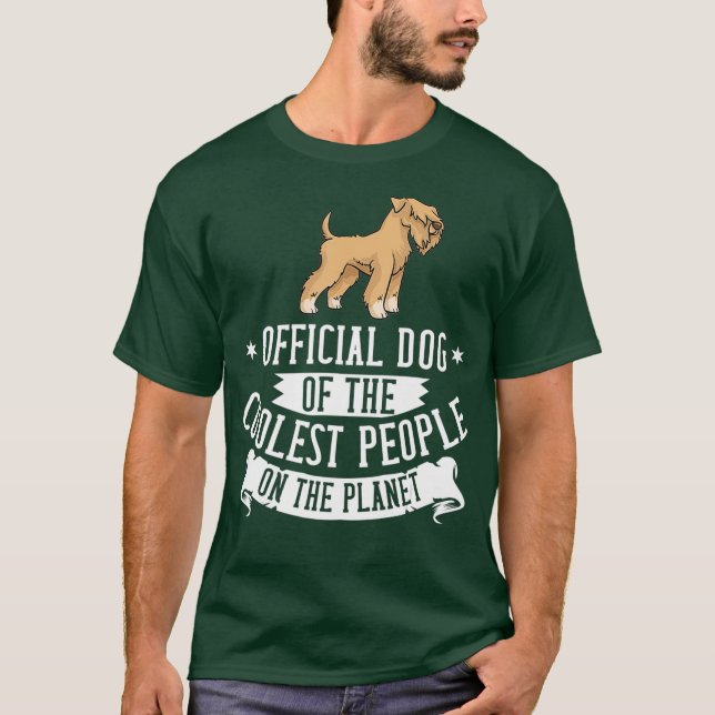 Soft Coated Wheaten Terrier Dog Puppies Owner T-Shirt (Front)