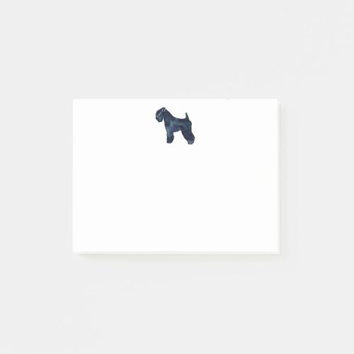 Soft Coated Wheaten Terrier Dog Watercolor Post_it Notes