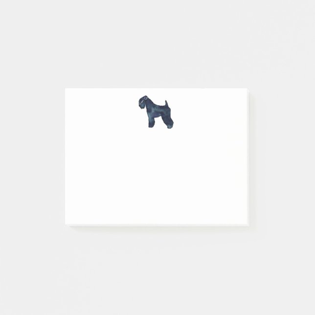 Soft Coated Wheaten Terrier Dog Watercolor Post-it Notes (Front)
