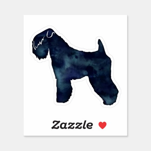 Soft Coated Wheaten Terrier Dog Watercolor Sticker