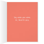 Soft Coated Wheaten Terrier Face Personalized Cards (Inside (Right))
