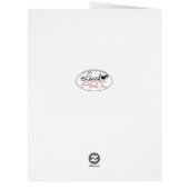 Soft Coated Wheaten Terrier Face Personalized Cards (Back)