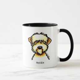 Soft Coated Wheaten Terrier Face Personalized Mug