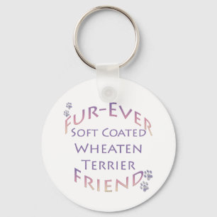 Soft Coated Wheaten Terrier Furever Friend Keychain