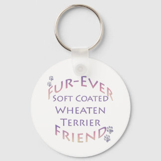 Soft Coated Wheaten Terrier Furever Friend Keychain