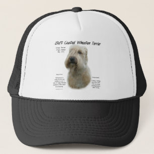 Soft Coated Wheaten Terrier History Design Trucker Hat