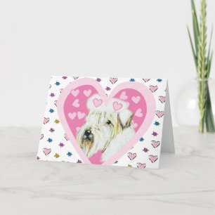 Soft Coated Wheaten Terrier Holiday Card