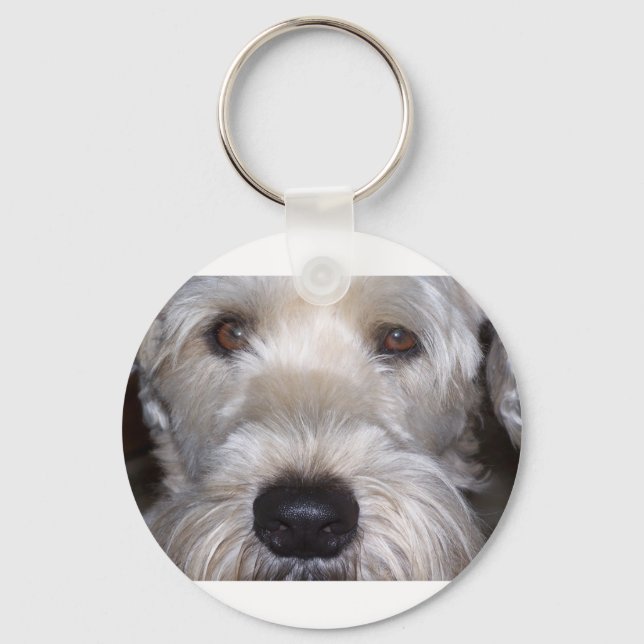 Soft Coated Wheaten Terrier Keychain (Front)
