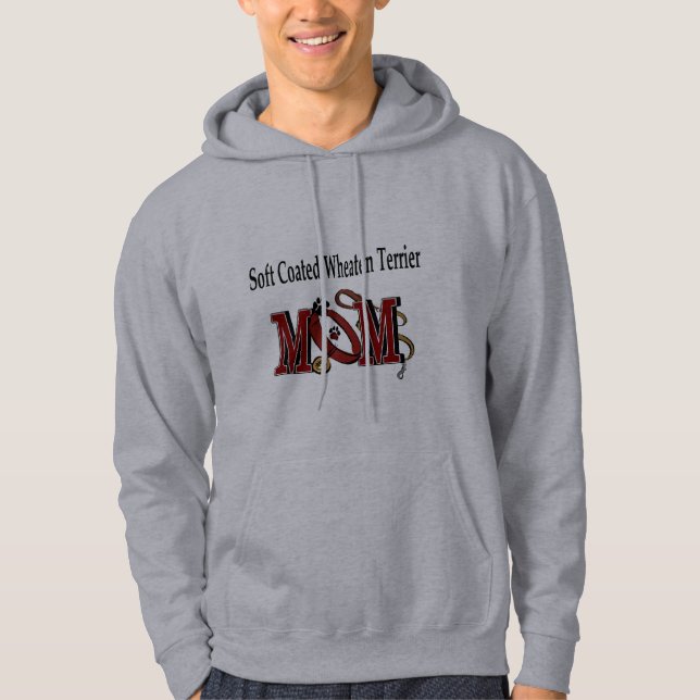 Soft Coated Wheaten Terrier MOM Gifts Hoodie (Front)