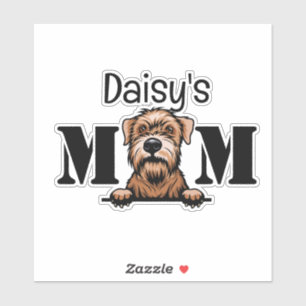 Soft Coated Wheaten Terrier Mom Personalized  Sticker