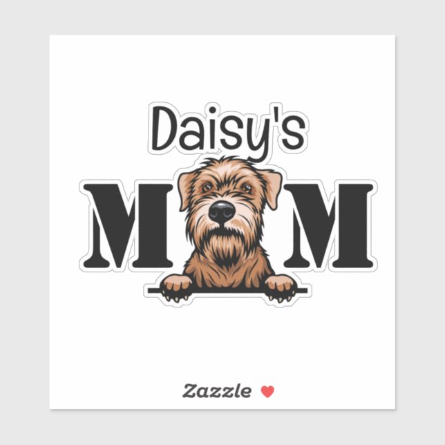 Soft Coated Wheaten Terrier Mom Personalized  Sticker (Sheet)