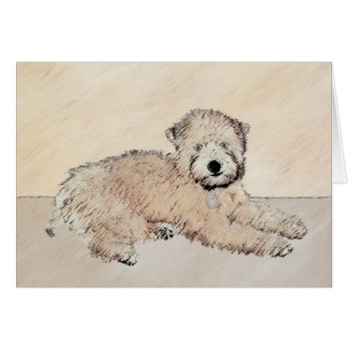 Soft Coated Wheaten Terrier Painting Original Art