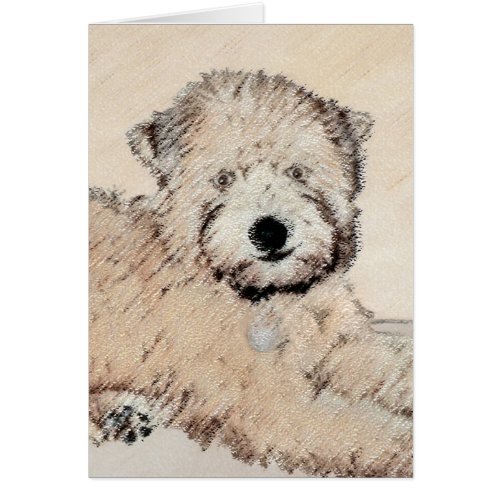 Soft Coated Wheaten Terrier Painting Original Art