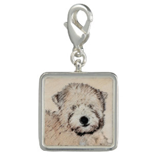 Soft Coated Wheaten Terrier Painting Original Art Charm