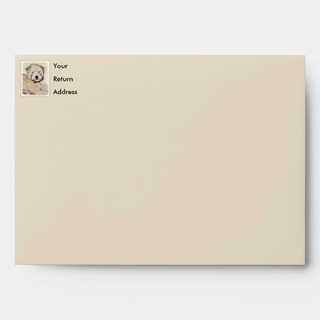 Soft Coated Wheaten Terrier Painting Original Art Envelope (Front)