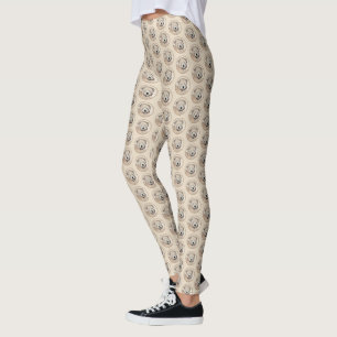 Soft Coated Wheaten Terrier Painting Original Art Leggings