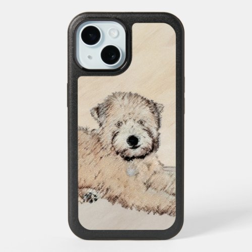 Soft Coated Wheaten Terrier Painting Original Art iPhone 15 Case