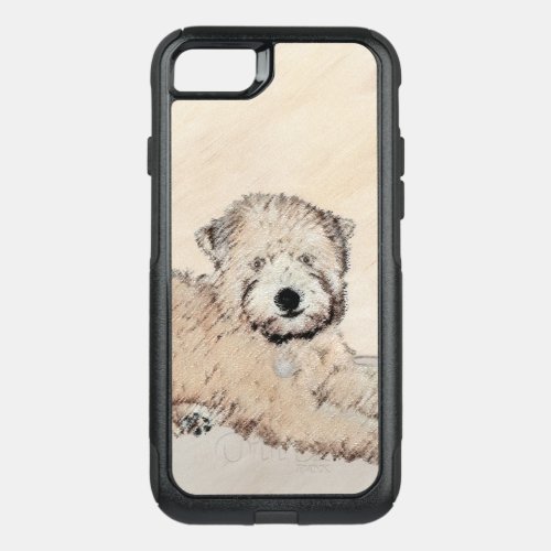 Soft Coated Wheaten Terrier Painting Original Art OtterBox Commuter iPhone SE87 Case