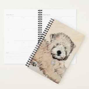 Soft Coated Wheaten Terrier Painting Original Art Planner