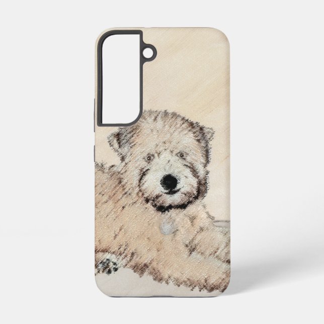 Soft Coated Wheaten Terrier Painting Original Art Samsung Galaxy Case (Back)