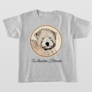 Soft Coated Wheaten Terrier Painting Original Art T-Shirt