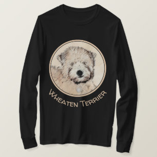 Soft Coated Wheaten Terrier Painting Original Art T-Shirt