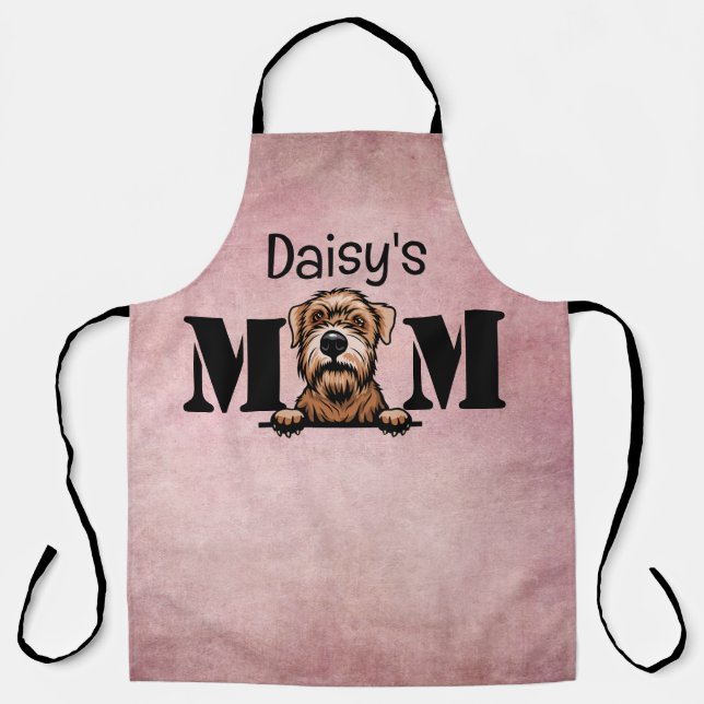 Soft Coated Wheaten Terrier Personalized Mom Apron (Front)