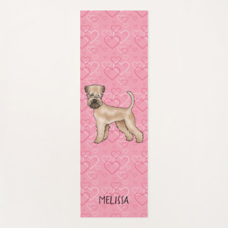 Soft-Coated Wheaten Terrier Pink Hearts And Name Yoga Mat