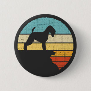 Soft Coated Wheaten Terrier Retro Vintage Dog Button
