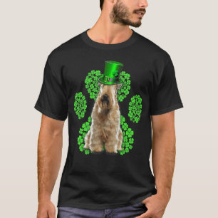 Soft Coated Wheaten Terrier Shamrock Clovers St Pa T-Shirt