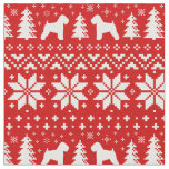 Soft Coated Wheaten Terriers Christmas Holiday Fabric