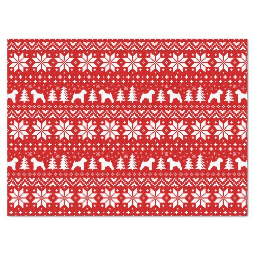 Soft Coated Wheaten Terriers Christmas Pattern Tissue Paper