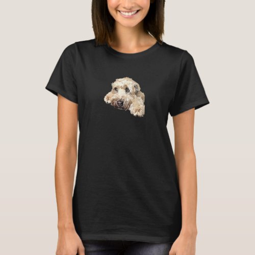 Soft Coated Wheaton Terrier Design T_Shirt